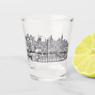 Basel city in northwestern Switzerland Shot Glass