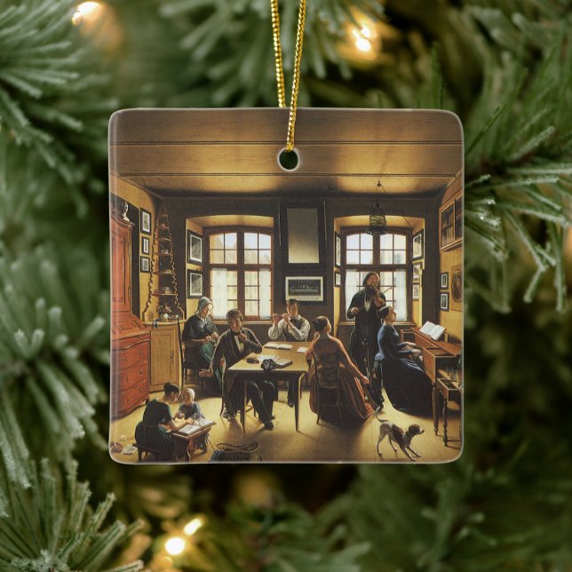 Basel Family Concert by Sebastian Gutzwiller Ceramic Tree Decoration (Tree)