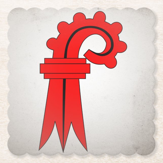 Basel-Landschaft Paper Coaster (Front)