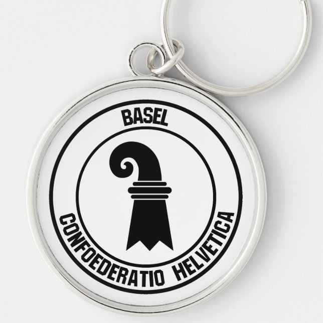 Basel Round Emblem Key Ring (Front)