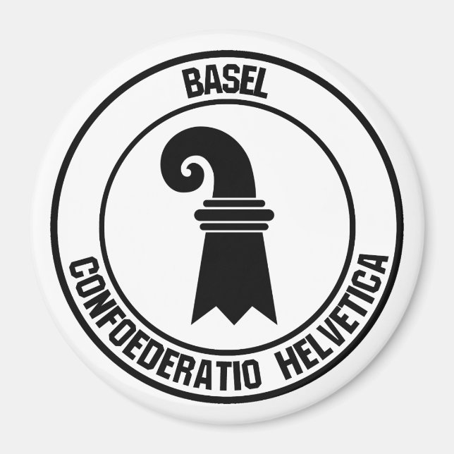 Basel Round Emblem Magnet (Front)