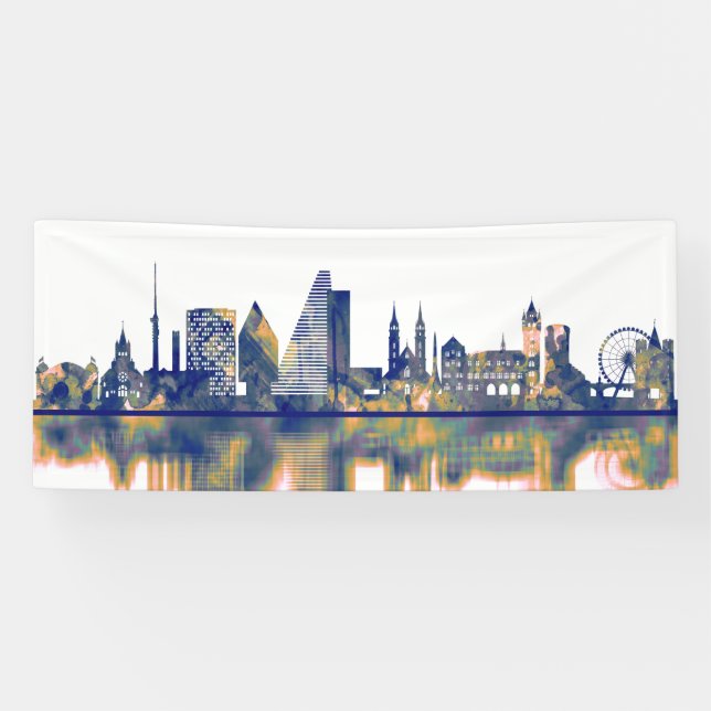 Basel Skyline Banner (Horizontal)
