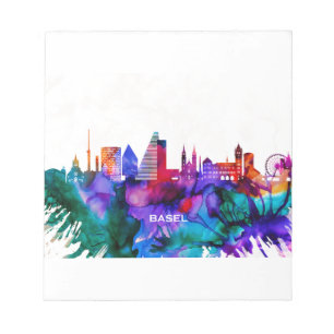 Basel Skyline Notepad