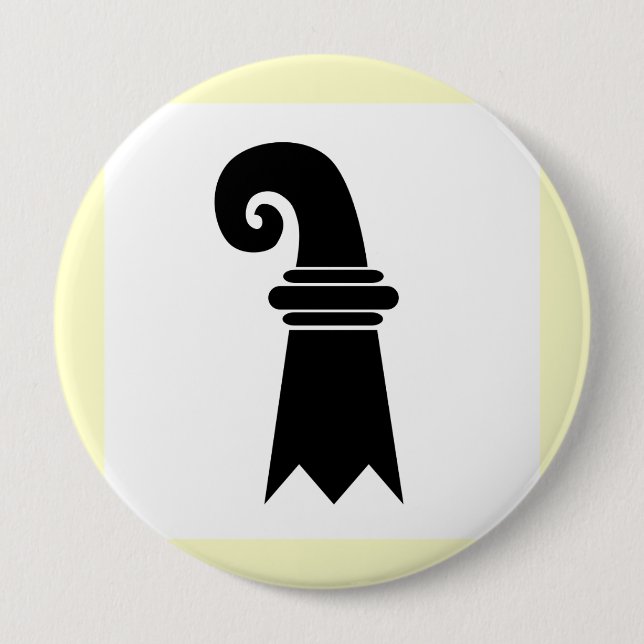 Basel, Switzerland 10 Cm Round Badge (Front)