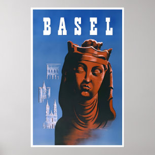 Basel Switzerland Art Swiss Travel Poster Print