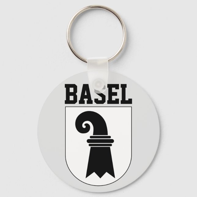 Basel, SWITZERLAND Key Ring (Front)