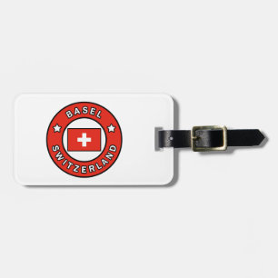 Basel Switzerland Luggage Tag