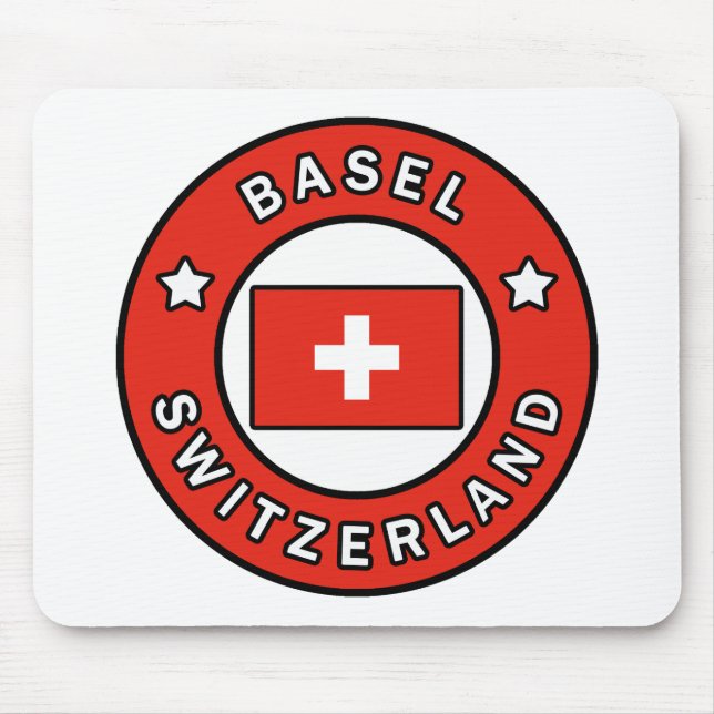Basel Switzerland Mouse Mat (Front)