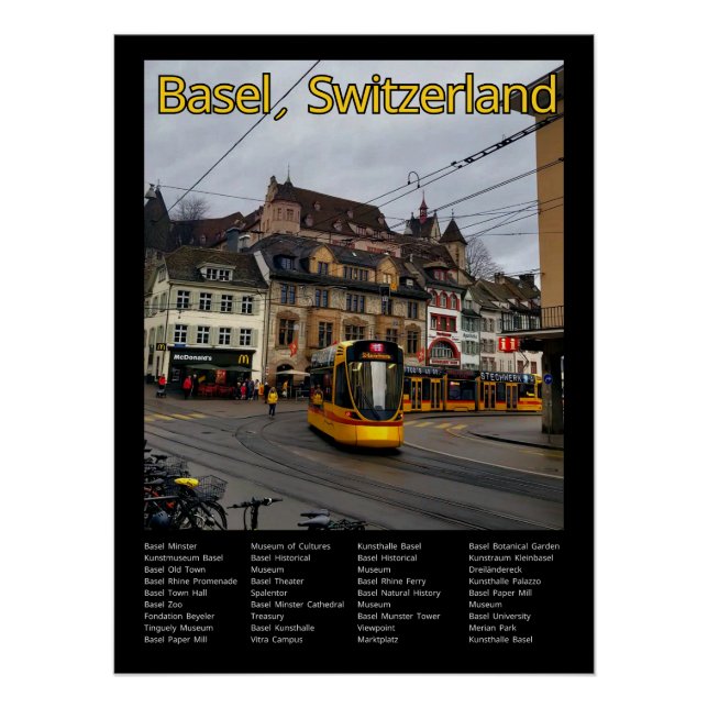 Basel, Switzerland Poster (Front)