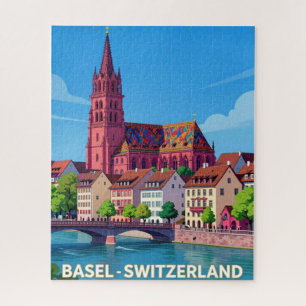 Basel Switzerland Travel Historic Landmarks Jigsaw Puzzle