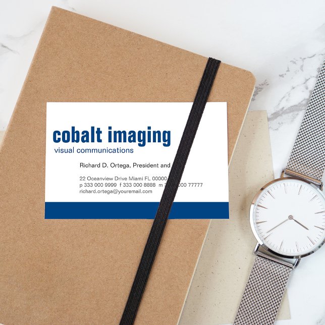 Baseline Panel Cobalt Business Card (Creator Uploaded)