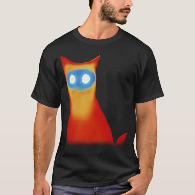 Basement Wired 2026 Cat T-Shirt (Front)