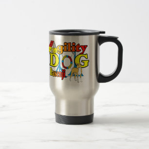Basenji Agility Gifts Travel Mug