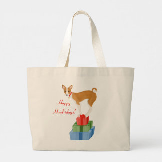 Basenji and Presents Tote Bag