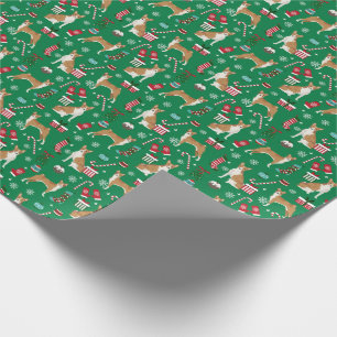 Basenji Christmas Dog Wrapping Paper