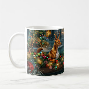 Basenji Christmas Festive Voyage Coffee Mug