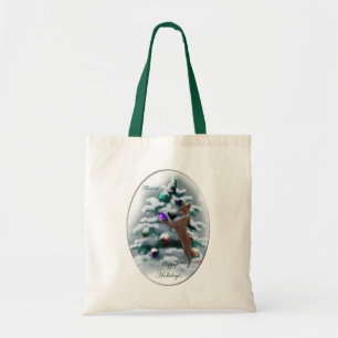 Basenji Christmas Gifts Tote Bag