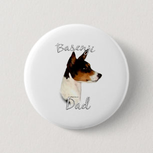 Basenji Dad 2 6 Cm Round Badge