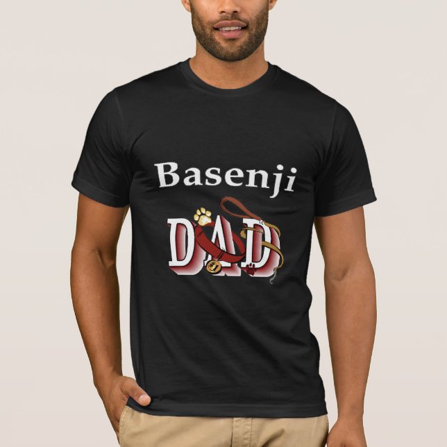 Basenji Dad Gifts T-Shirt (Front)