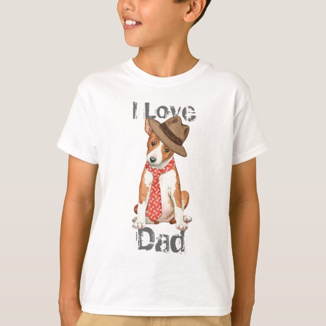 Basenji Dad T-Shirt (Front)