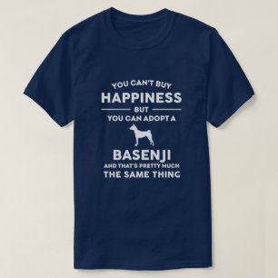 Basenji dog breed adoption happiness T-Shirt