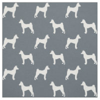 Basenji Dog Breed Silhouettes Patterned
