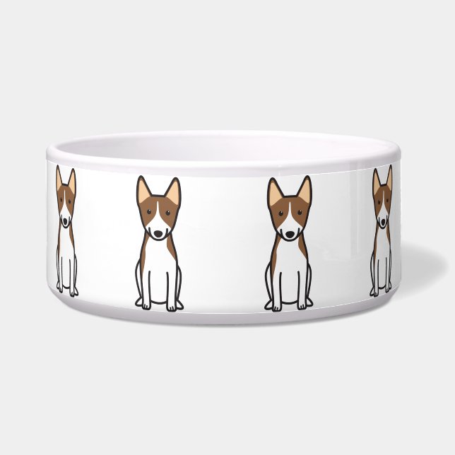 Basenji Dog Cartoon (Front)
