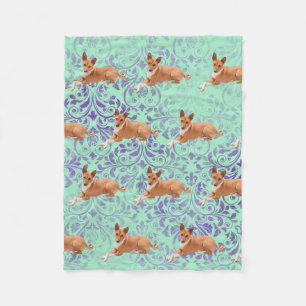 Basenji Dog  Fleece Blanket