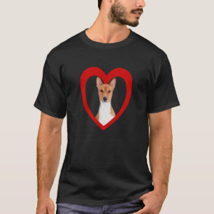 Basenji Dog Heart Kongo Terrier Basenji 2 T-Shirt