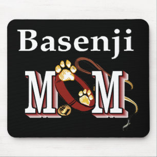 Basenji Dog MOM Mouse Mat