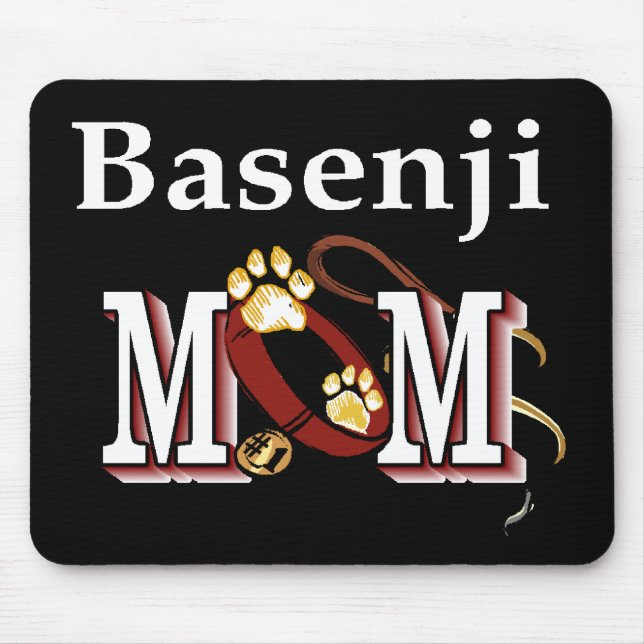 Basenji Dog MOM Mouse Mat (Front)