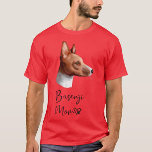 Basenji Dog Mum Cute Puppy Dog Owner T-Shirt