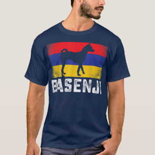 Basenji dog owner funny pet lover Armenia vintage T-Shirt