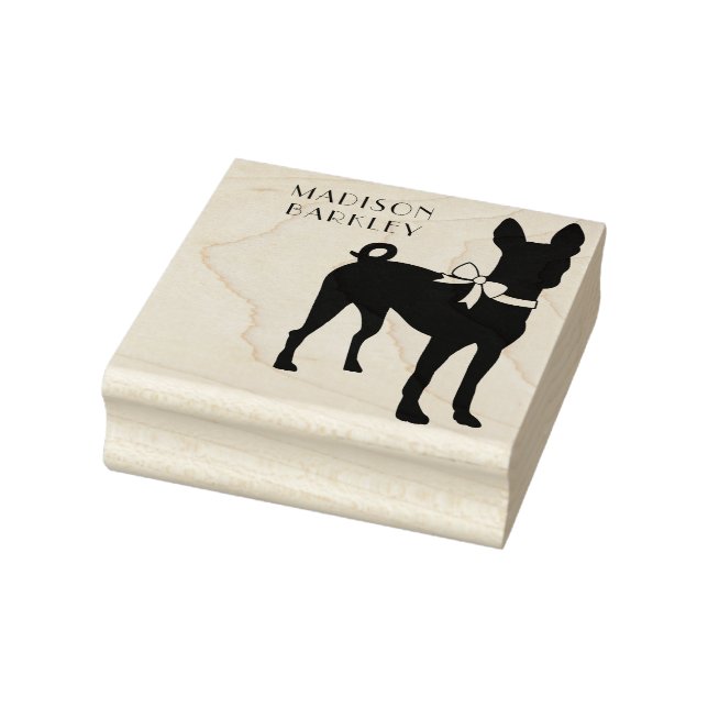 Basenji Dog Puppy Rubber Stamp (Stamp)