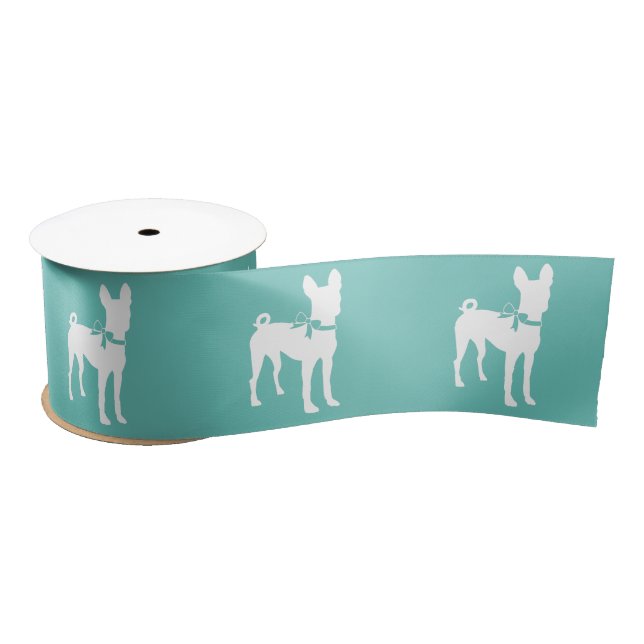 Basenji Dog Puppy Satin Ribbon (Spool)