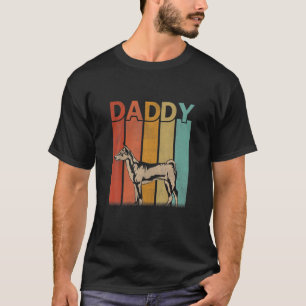 Basenji Dog Retro Style Vintage Daddy Graphic Fath T-Shirt