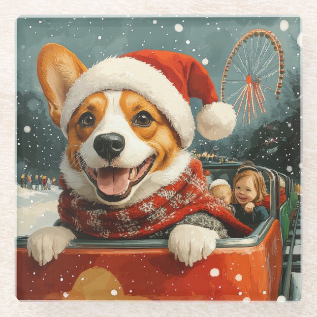 Basenji Dog Roller Coaster Christmas (Front)