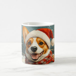 Basenji Dog Roller Coaster Christmas Coffee Mug