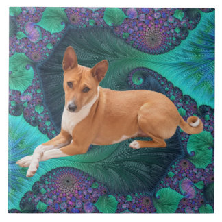 Basenji Dog  Tile