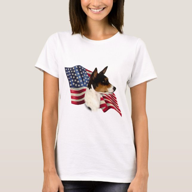 Basenji Flag T-Shirt (Front)