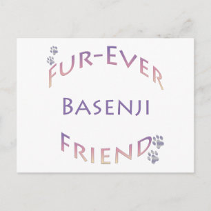 Basenji Furever Postcard