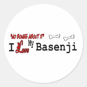 Basenji (I Love) Sticker