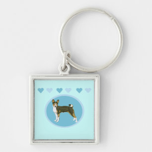Basenji Key Ring