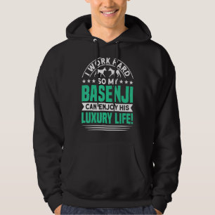 Basenji My Basenji Can Enjoy His Life Basenji Hoodie
