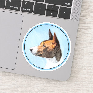 Basenji Painting - Cute Original Art