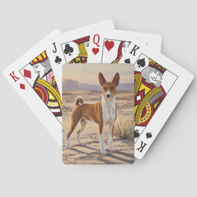 Basenji Playing Cards (Back)
