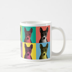 Basenji Pop-Art Coffee Cup