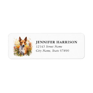 Basenji Return Address Label