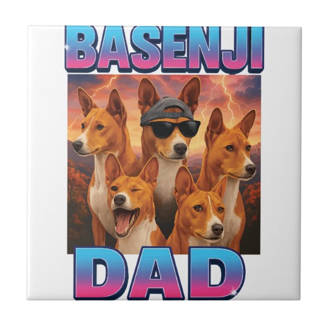 Basenji Tile (Front)