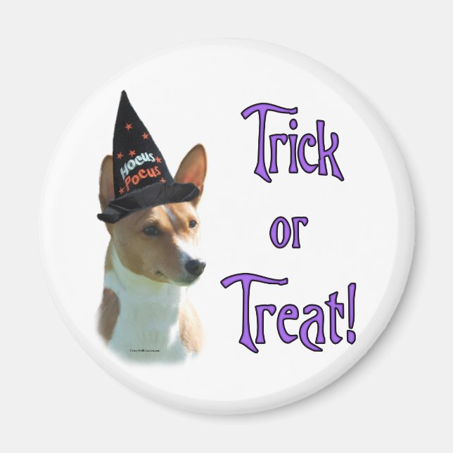 Basenji Trick Magnet (Front)